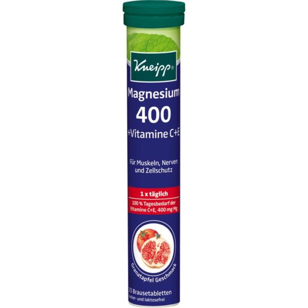 KNEIPP Magnesium 400+C+E Brausetabletten 15 St.