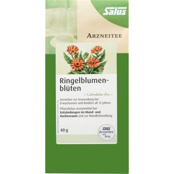 RINGELBLUMENBLÜTEN Arzneitee Calen.flos Bio Salus 40 g