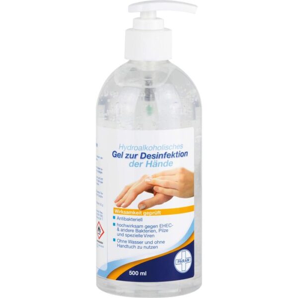 DESINFEKTIONSGEL für die Hand antibakteriell 500 ml