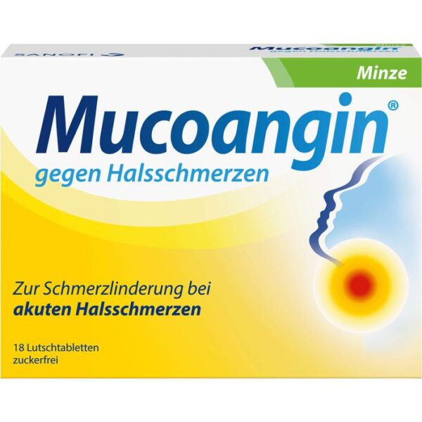 MUCOANGIN Minze 20 mg Lutschtabletten 18 St.