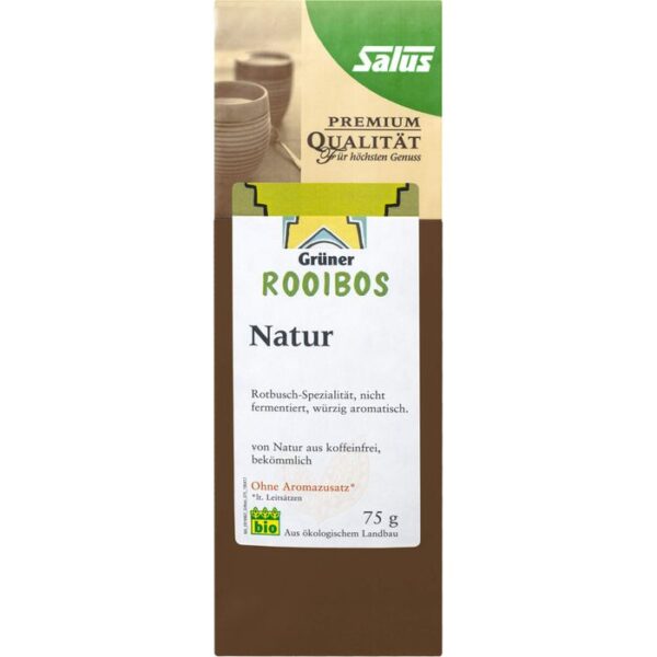 GRÜNER ROOIBOSTEE Natur Kräutertee Bio Salus 75 g