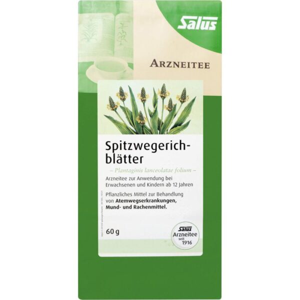 SPITZWEGERICHBLÄTTER Arzneitee Bio Salus 60 g