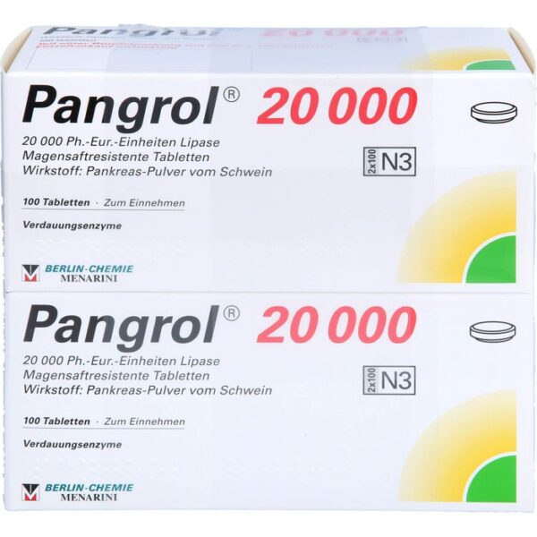 PANGROL 20.000 magensaftresistente Tabletten 200 St.