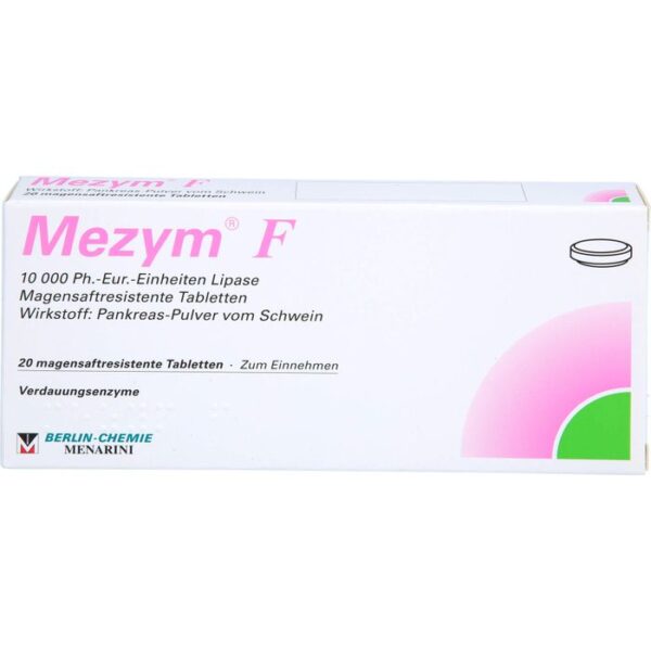 MEZYM F magensaftresistente Tabletten 20 St.