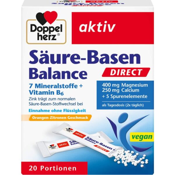 DOPPELHERZ Säure-Basen Balance DIRECT Pellets 20 St.