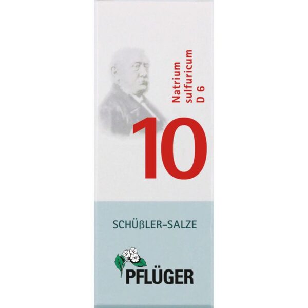 BIOCHEMIE Pflüger 10 Natrium sulfuricum D 6 Tabl. 400 St.