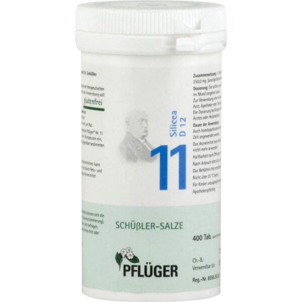 BIOCHEMIE Pflüger 11 Silicea D 12 Tabletten 400 St.