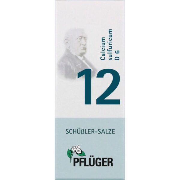 BIOCHEMIE Pflüger 12 Calcium sulfuricum D 6 Tabl. 400 St.