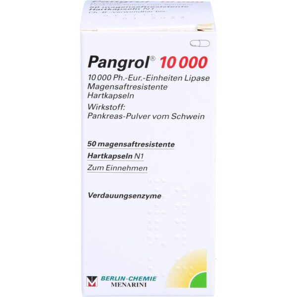 PANGROL 10.000 Hartkps.m.magensaftr.überz.Pell. 50 St.