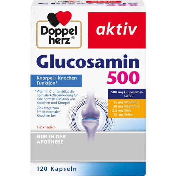 DOPPELHERZ Glucosamin 500 Kapseln 120 St.