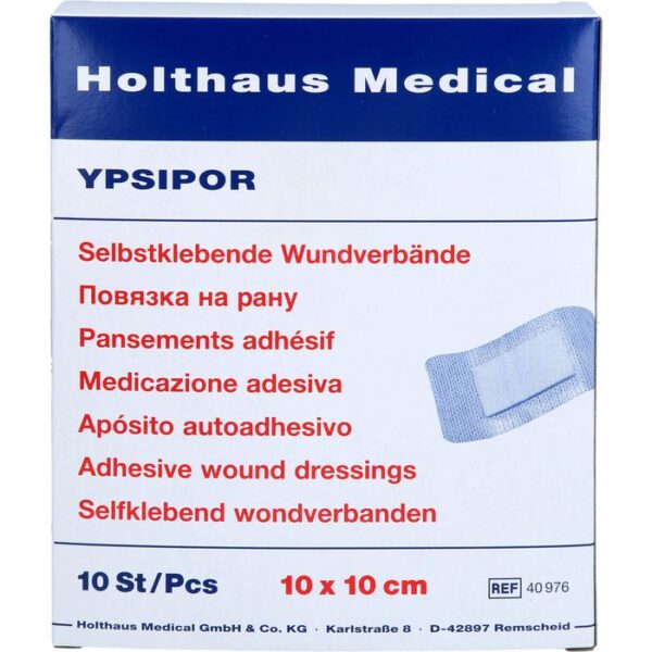 WUNDVERBAND steril YPSIPOR 10x10 cm 10 St.