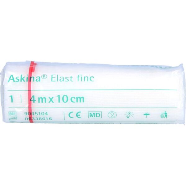 ASKINA Elast Fine Binde 10 cmx4 m cellophaniert 1 St.