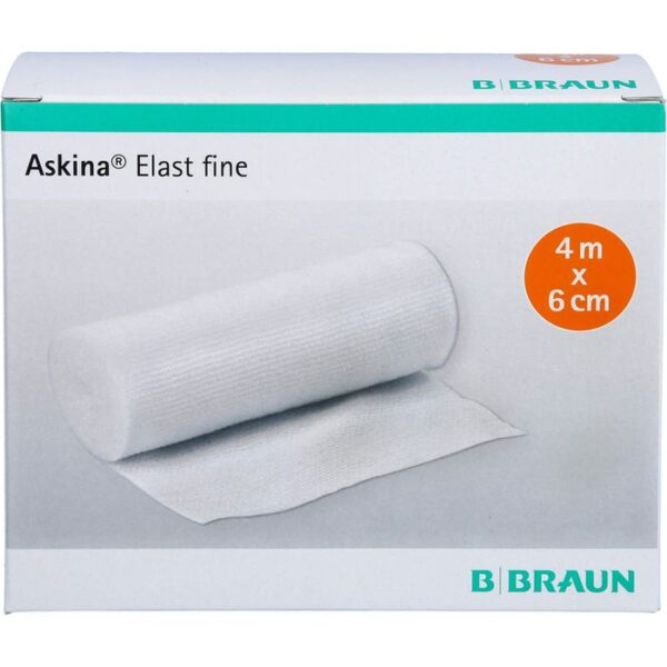 ASKINA Elast Fine Binde 6 cmx4 m lose 20 St.