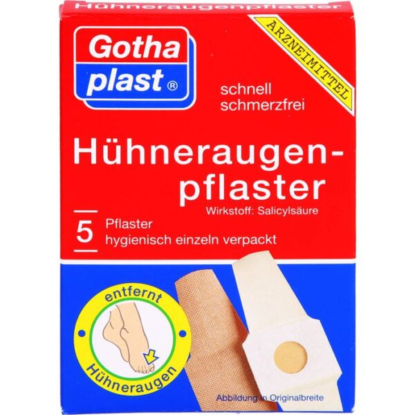 GOTHAPLAST Cornmed Hühneraugenpflaster 2x6 cm 5 St.