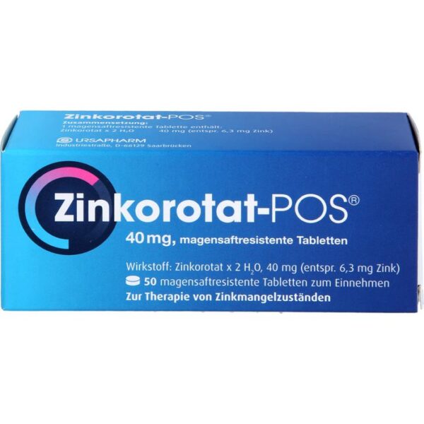 ZINKOROTAT POS magensaftresistente Tabletten 50 St.