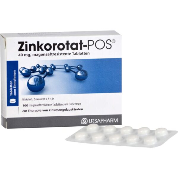 ZINKOROTAT POS magensaftresistente Tabletten 100 St.