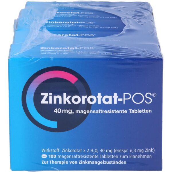 ZINKOROTAT POS magensaftresistente Tabletten 500 St.