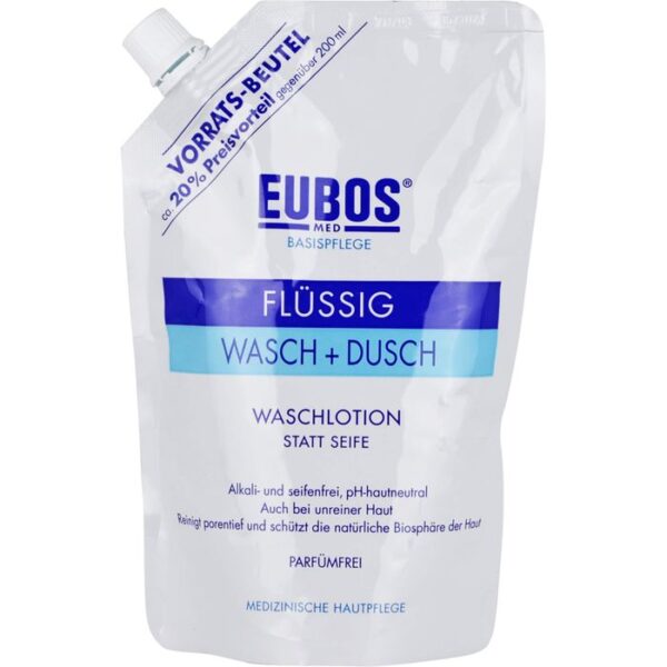 EUBOS FLÜSSIG blau unparfüm.Nachf.Btl. 400 ml