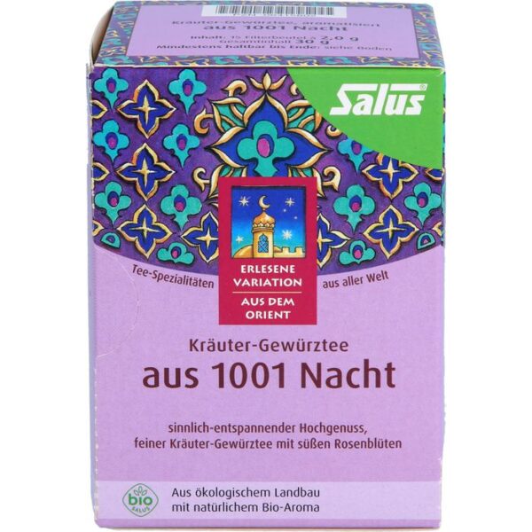 KRÄUTER-GEWÜRZTEE aus 1001 Nacht Bio Salus Fbtl. 15 St.