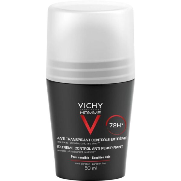 VICHY HOMME Deo Antitranspirant 72h extreme Cont. 50 ml