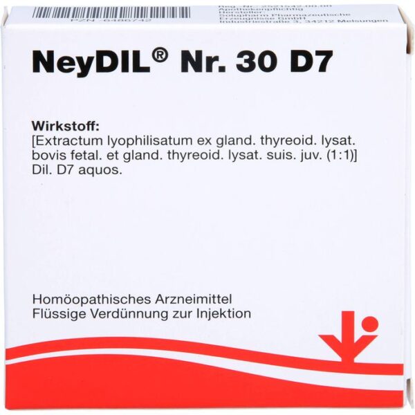 NEYDIL Nr.30 D 7 Ampullen 10 ml