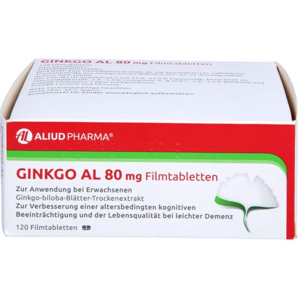 GINKGO AL 80 mg Filmtabletten 120 St.