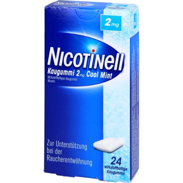 NICOTINELL Kaugummi Cool Mint 2 mg 24 St.