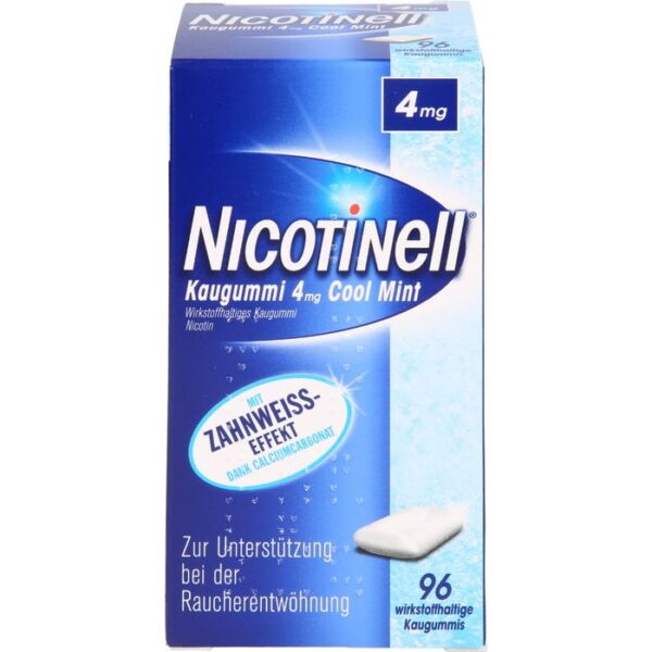 NICOTINELL Kaugummi Cool Mint 4 mg 96 St.