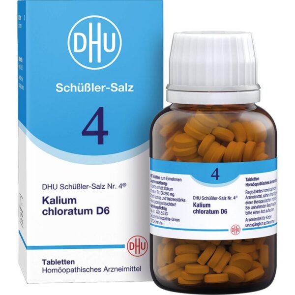 BIOCHEMIE DHU 4 Kalium chloratum D 6 Tabletten 420 St.