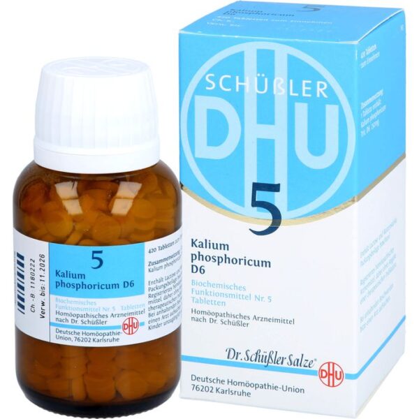 BIOCHEMIE DHU 5 Kalium phosphoricum D 6 Tabletten 420 St.