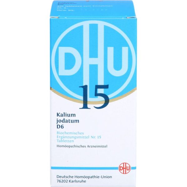 BIOCHEMIE DHU 15 Kalium jodatum D 6 Tabletten 420 St.