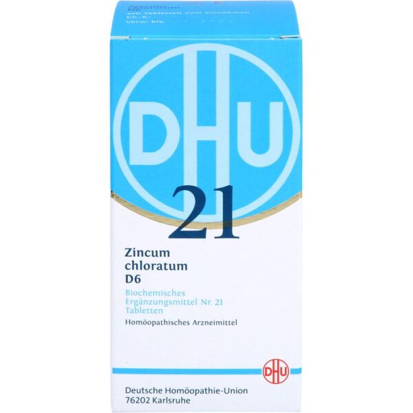 BIOCHEMIE DHU 21 Zincum chloratum D 6 Tabletten 420 St.