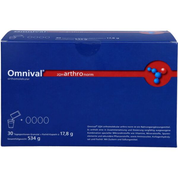 OMNIVAL orthomolekul.2OH arthro norm 30Gran.Kap. 1 P