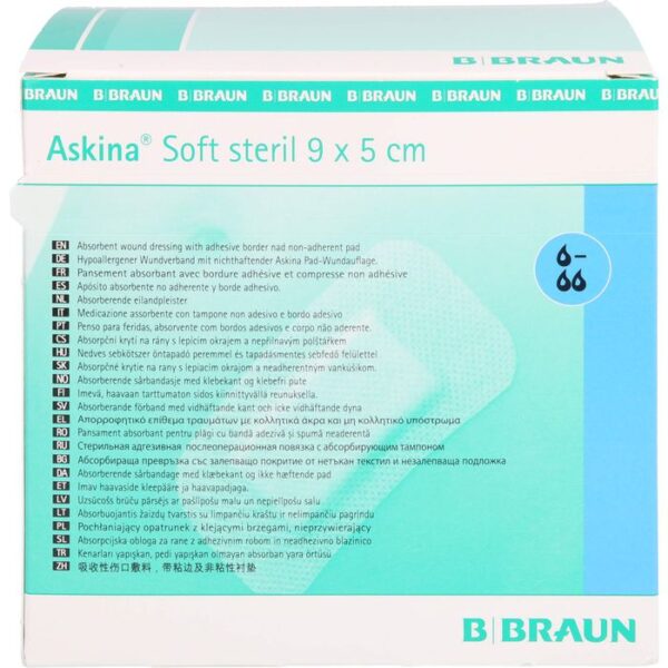 ASKINA Soft Wundverband 5x9 cm steril 50 St.