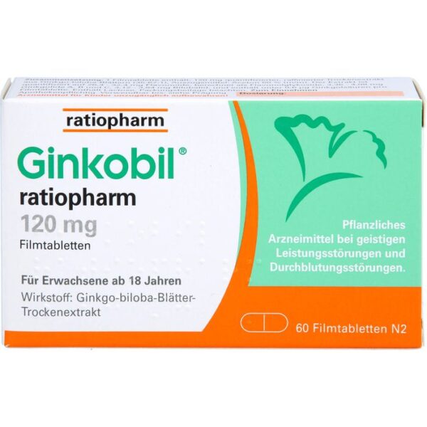 GINKOBIL-ratiopharm 120 mg Filmtabletten 60 St.