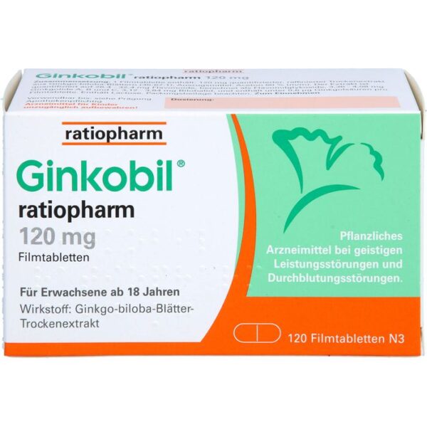 GINKOBIL-ratiopharm 120 mg Filmtabletten 120 St.