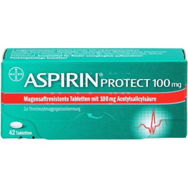 ASPIRIN Protect 100 mg magensaftres.Tabletten 42 St.