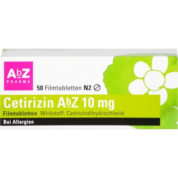 CETIRIZIN AbZ 10 mg Filmtabletten 50 St.