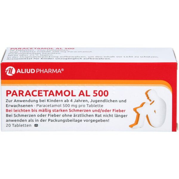 PARACETAMOL AL 500 Tabletten 20 St.