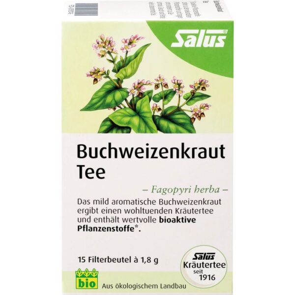 BUCHWEIZENKRAUT Tee Fagopyri herba Bio Salus Fbtl. 15 St.