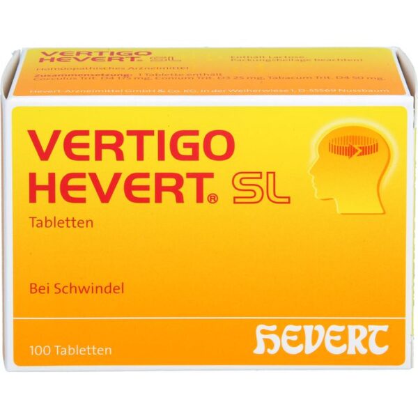 VERTIGO HEVERT SL Tabletten 100 St.