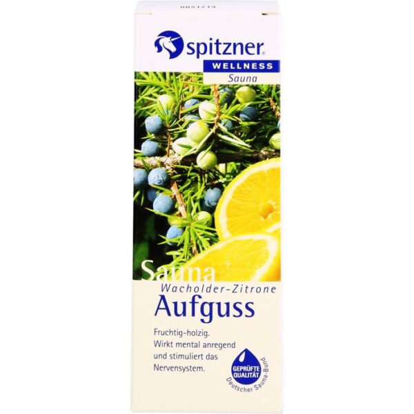 SPITZNER Saunaaufguss Wacholder Zitrone Wellness 190 ml