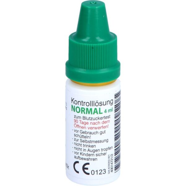 GLUCO TEST Plus Kontrolllösung normal 4 ml