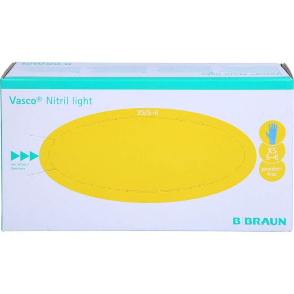 VASCO Nitril light Untersuchungshandschuhe XS 100 St.