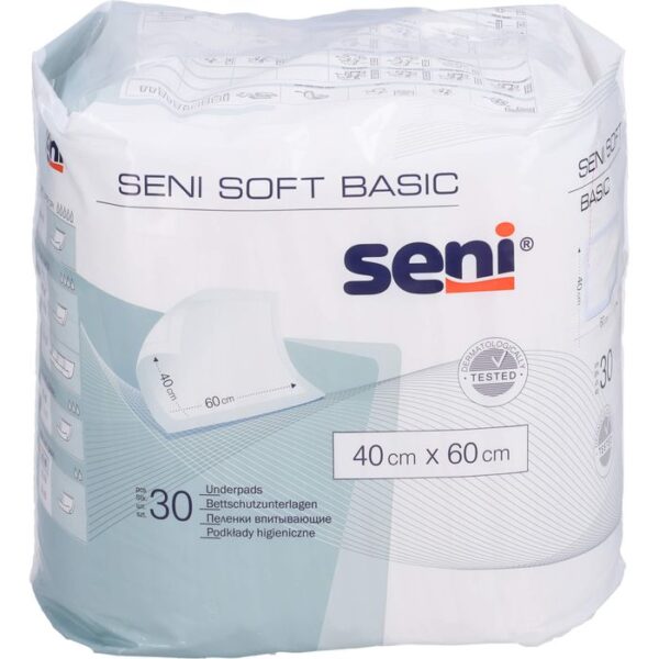 SENI Soft Basic Bettschutzunterlage 40x60 cm 30 St.