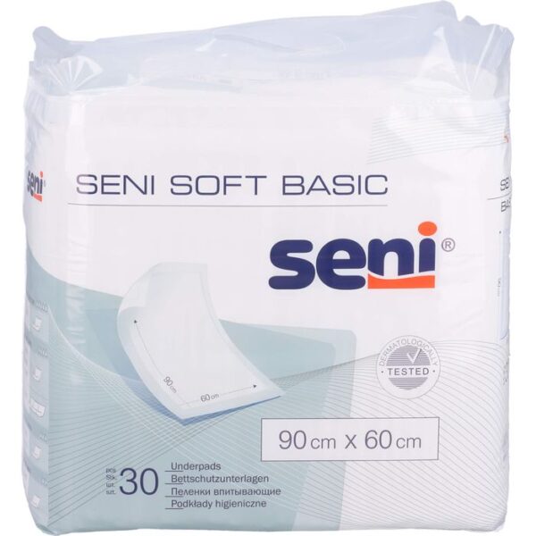 SENI Soft Basic Bettschutzunterlage 60x90 cm 30 St.