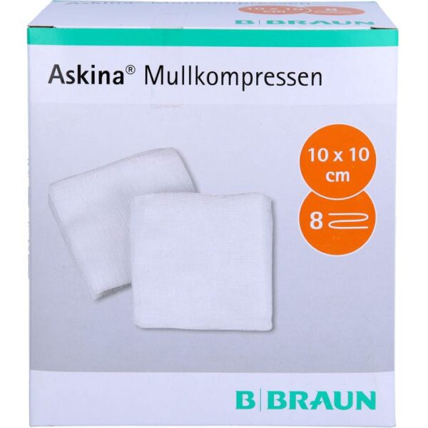 ASKINA Mullkompressen 10x10 cm steril 50 St.