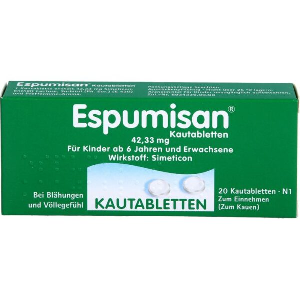 ESPUMISAN Kautabletten 20 St.