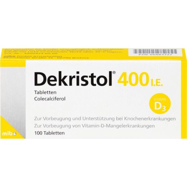 DEKRISTOL 400 I.E. Tabletten 100 St.