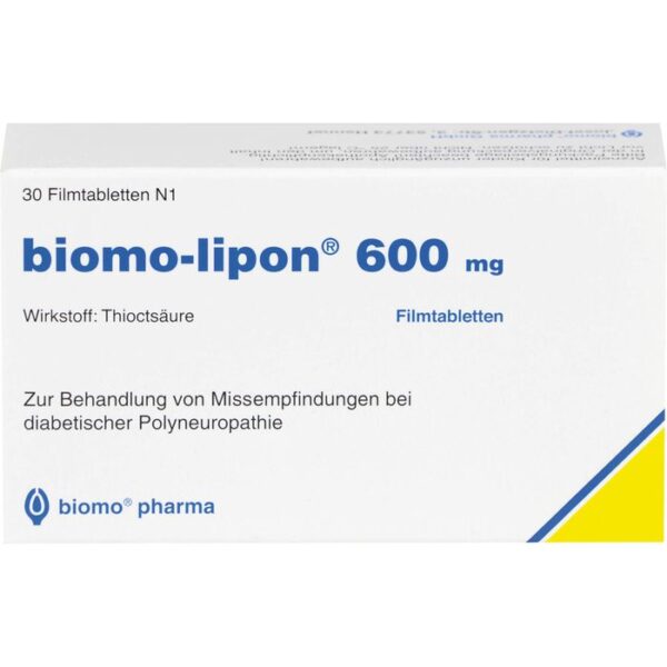 BIOMO-lipon 600 mg Filmtabletten 30 St.